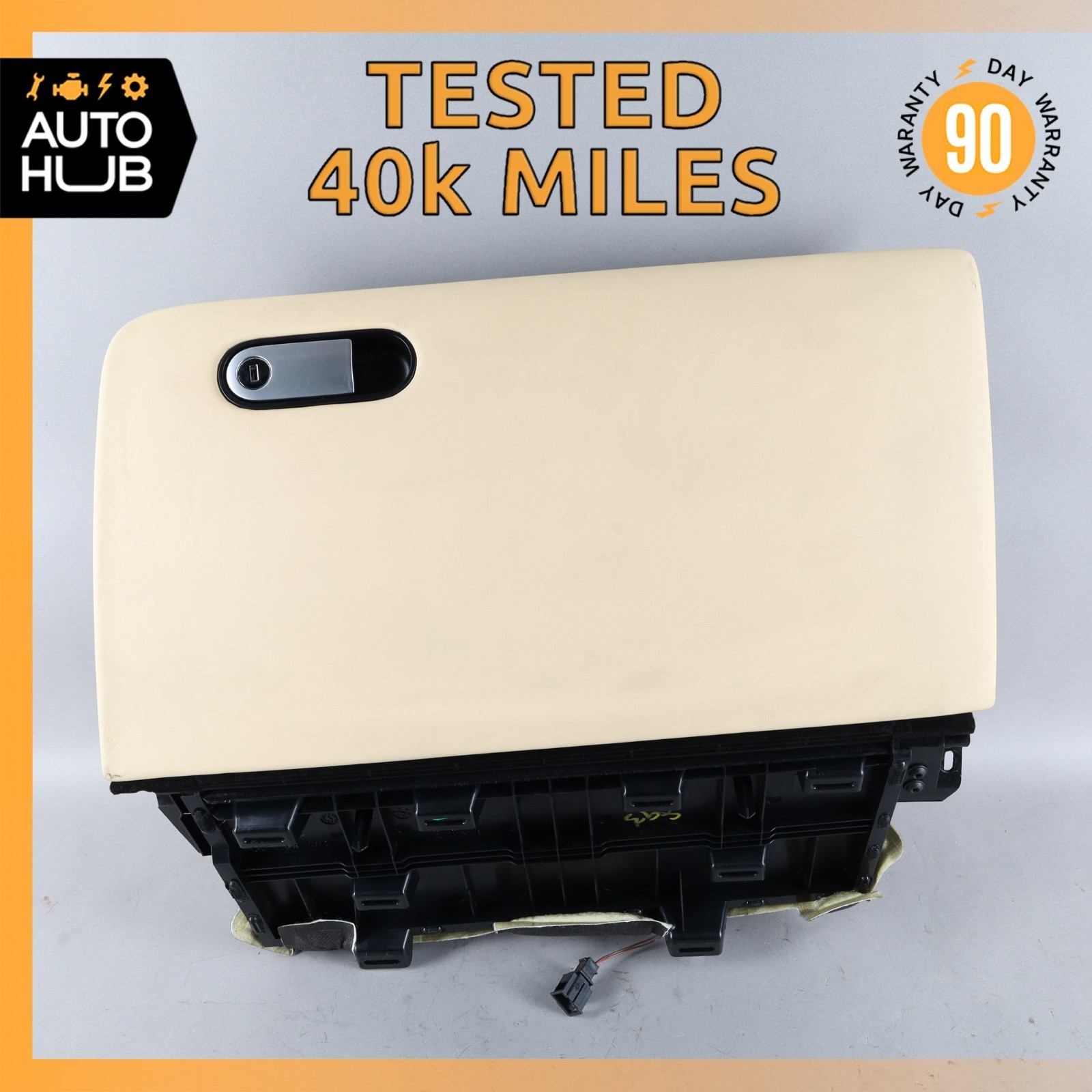 07-18 Bentley Flying Spur GT GTC Dashboard Dash Glove Box Glovebox Beige OEM 40k