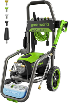 #ad Greenworks 2700 PSI 2.3 GPM Max Brushless Electric Pressure Washer 15° 25° $593.99