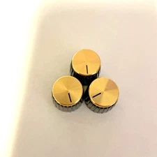 Marshall Style Guitar Amp Adjustment Knobs For Replacement or DIY Project 3 ea