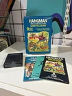 Vintage HANGMAN (Atari 2600, 1978) Complete In Box - Tested - Please Read