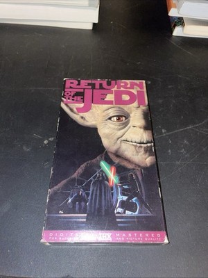 Return of the Jedi (VHS,1995) Star Wars Saga Sci Fi Adventure Lucas film 