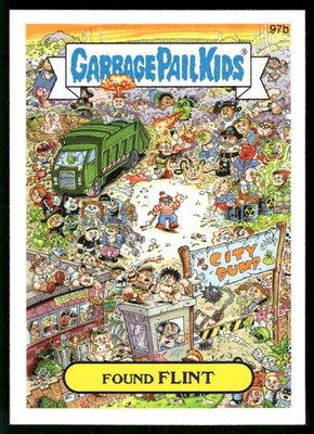 2014 Topps Garbage Pail Kids Series 2 #97b Found Flint