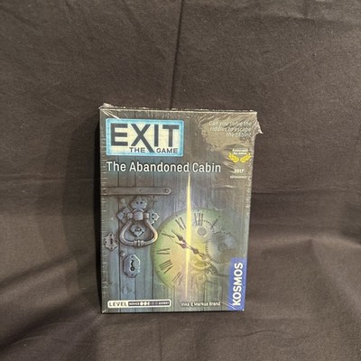 EXIT The Game: The Abandoned Cabin - Escape Room Game NEW/Sealed KOSMOS 