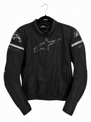 Alpinestars GP Plus R Motorcycle Jacket Mens L Black CE Armor Textile Riding