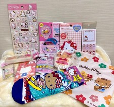 Hello Kitty Sanrio Japan Kawaii Gift Set Bundle Socks Bag Stickers Accessories