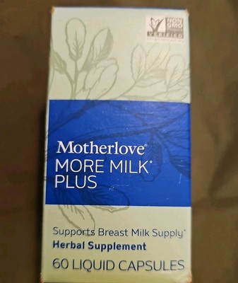 MotherLove More Milk Plus for Breastfeeding, 60 Capsules Exp 11/2025