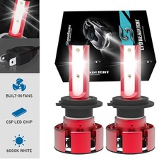 98000LM CSP LED Headlight Bulbs Kit High Low Beam 220W Super Bright 6500K White