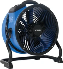 XPOWER FC-300 Whole Room Air Mover Air Circulator Shop Floor Fan, 2100 CFM