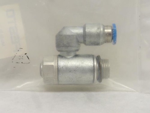 209735 New-No Box; Festo GRXA-1/8-QS-3-D One Way Flow Control Valve; 1/8"; 19580 - Picture 3 of 5