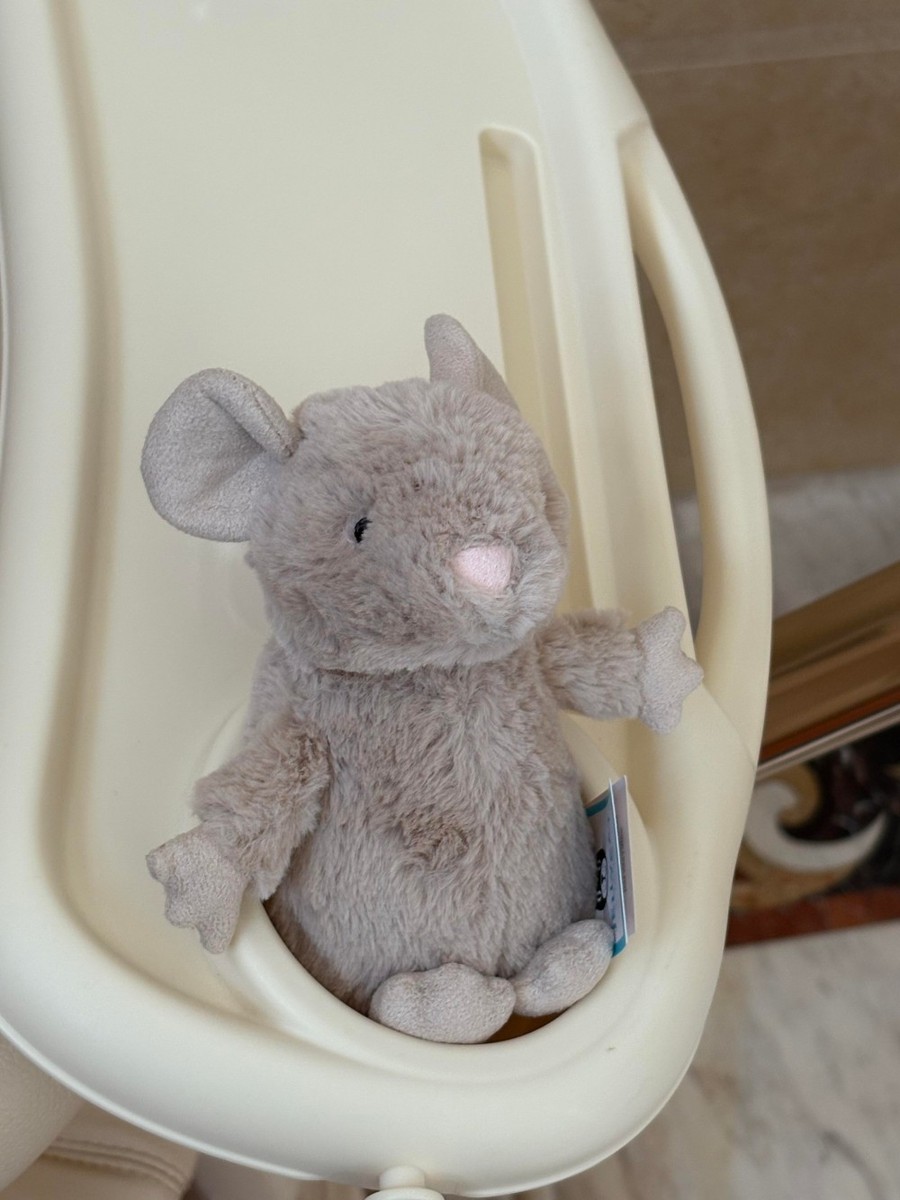 Jellycat Nippit Mouse Out of Print 5 Inch Adorable Plush Stuffed
