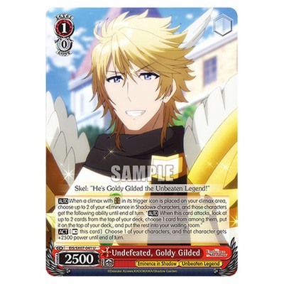 Weiss Schwarz The Eminence in Shadow Undefeated, Goldy Gilded (U) EIS/SX07-041