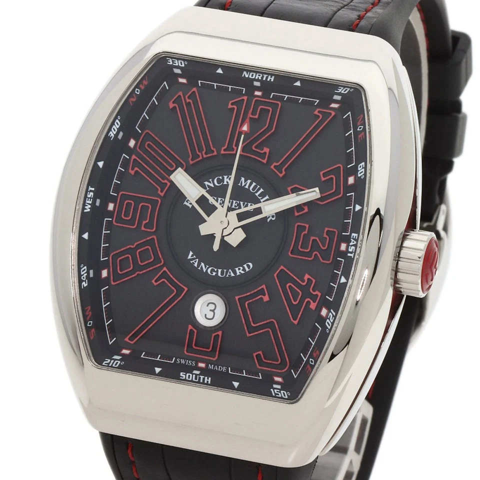 Reloj Hombre Franck Muller V45SCDT Vanguard en Acero Inoxidable/Goma y Cuero Foto 3 de 4