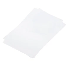 White ABS Plastic Sheet 8 x 6 x 0.02 Inch for DIY Crafts Pack of 2 Pcs