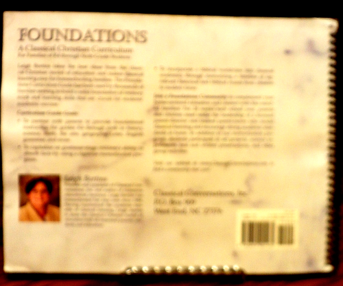 Classical Conversations Foundations Curriculum Guide: 3rd Ed.-Grades K4-6 N25 - Picture 2 of 2