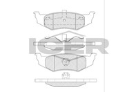 Bremsbelagsatz Hinten Kelsey Hayes-System FüR Chrysler 300M LR Ab 94-> 5066641AA