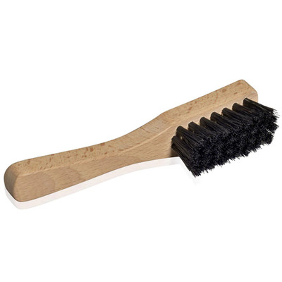Saphir Mud Remover Brush Shoe Care 15cm Beech Wood Handle Stiff Bristles