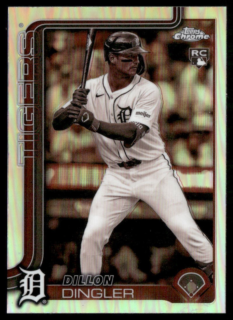 2025 Topps Chrome #274 Dillon Dingler Sepia Refractors