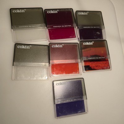 7x Cokin Chromofilter SA 002,003,020,084,121,151,198
