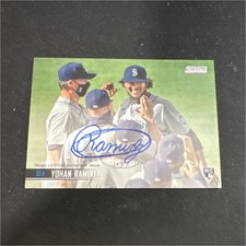 2021 Topps Stadium Club Rookie Autograph Yohan Ramirez #SCBA-YR Mariners MLB
