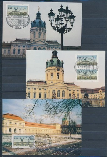 XE59698 Germany 1987 Berlin ATM stamps maxicards used