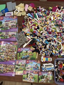 LEGO FRIENDS LOT 3315 3185 41058 41029 41022 41003 3931 70804 incomplete Sets