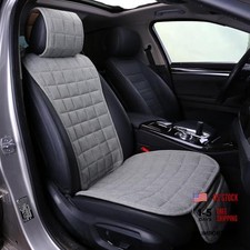 Car Seat Covers Front Seat Only,Cloth Car Seat Covers,Linen A Gray Backrest