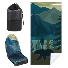 Car Seat Towel Covers 2 Pack Washable Non-slip For Dogs Outdoor Sports