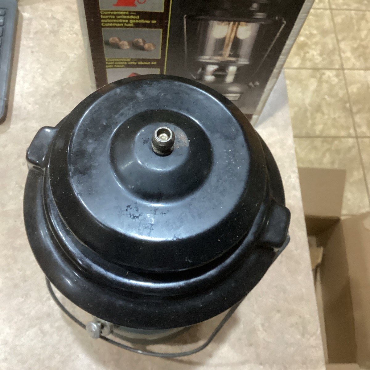 Vtg Coleman Powerhouse Unleaded 295 Double Mantle Lantern w