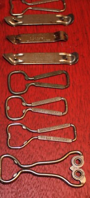 Vt Bottle/can opener (8) Ortliebs, Coke, Schmidts, Miller, Schaefer, Stegmaters