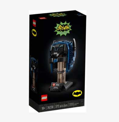 LEGO  76238 DC Super Heroes Batman  Maske aus dem TV-Klassiker blau schwarz