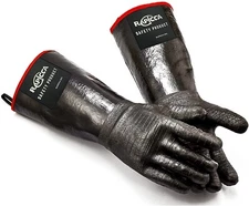 RAPICCA BBQ Gloves Heat Resistant-Smoker, Grill, Cooking Barbecue Gloves,14 inch
