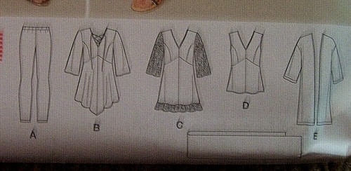 plus womens 18 20 22 24 W casual SUIT PATTERN Tunic top leggings coat/jacket top - Picture 2 of 3