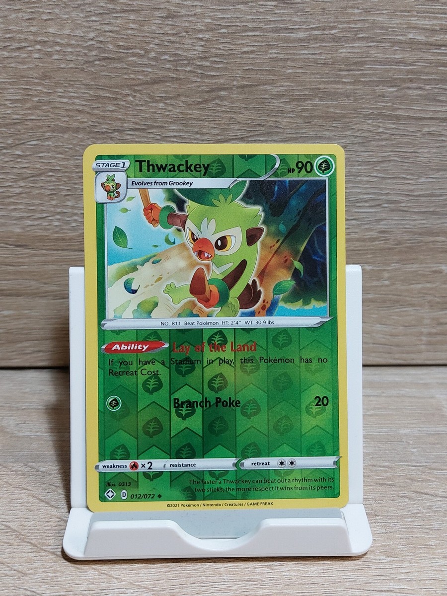 Thwacky 012/072 Reverse Holo Shining Fates Pokemon Card | eBay