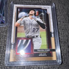 2021 Topps Museum Collection Meaningful Materials Ruby TREVOR STORY #d /10
