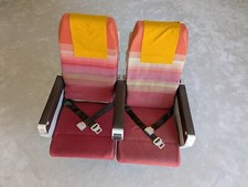 Original Airbus A 300 Sitzbank 1975 - AIRBUS Katalog Livery - Rarität!