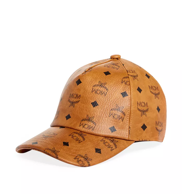 SALE MCM ロゴキャップ MCM Leather Baseball Cap New With Tags Tan | eBay