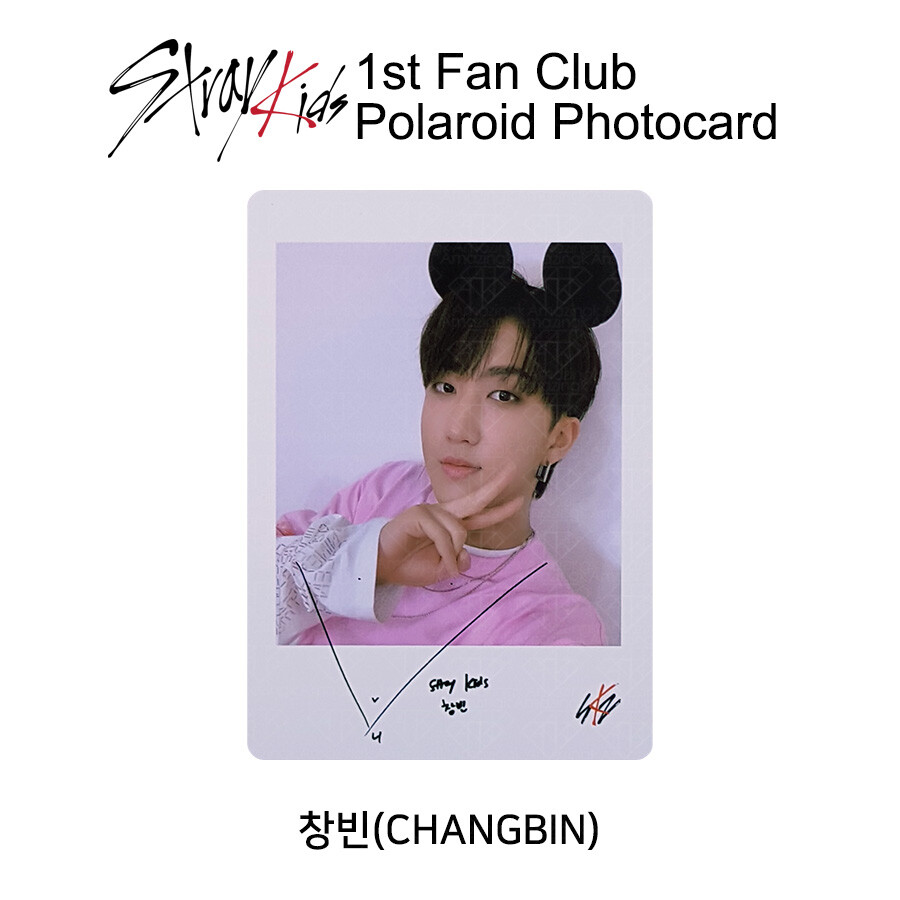 STRAY KIDS 1st Fan Club Official Polaroid Photocard KPOP K-POP | eBay