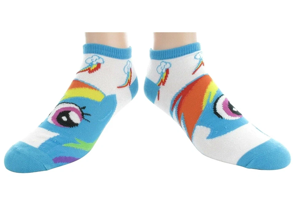 My Little Pony Characters 5 Low Cut Socks Set NWT - Image 2 of 4
