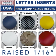 2022 2023 2024 2025 Inlays Third Light Brake Trim Plastic Letters TUNDRA CARBON