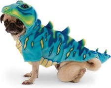 Rubie's Halloween Costume Company Blue Dino Hoodie for Pet, Medium