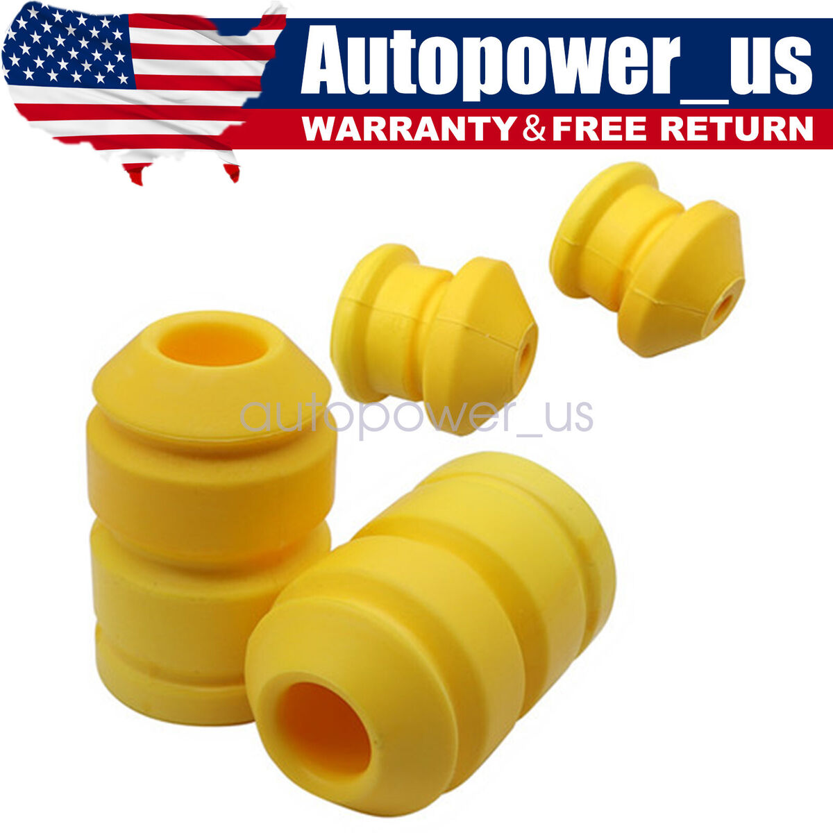 Pack(4)Car Yellow Front Rear Jounce Bumper Axle 15295277 Pack(4)Car Yellow Front Rear Jounce Bumper Axle 15295277