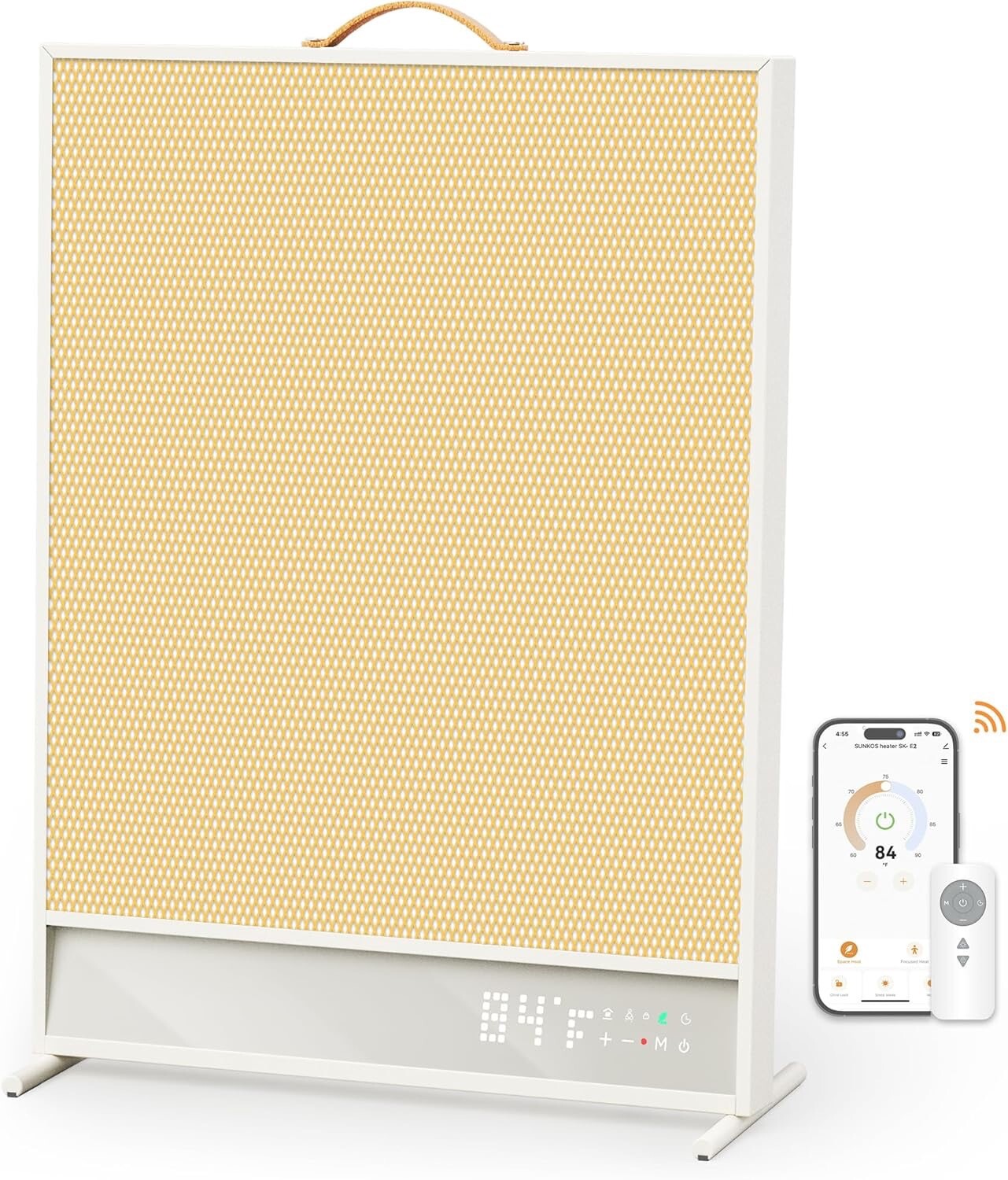 Sunkos® Portable Electric Space Heater with Far-Infrared Heat