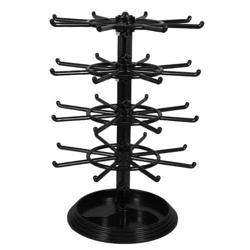 Rotating Jewelry Rack Earring Storage Organizer Bracelet Display - Picture 4 of 12
