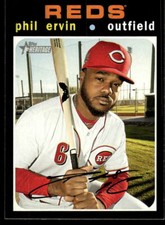 2020 Topps Heritage #302 Phil Ervin Cincinnati Reds Baseball