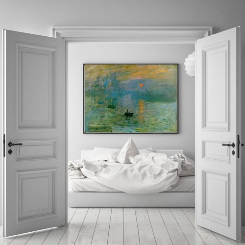 Impression Sunrise by Claude Monet handmade oil painting Reproduction CM033 - Picture 3 of 6