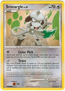 Pokemon Secret Wonders Uncommon Card - Smeargle 66/132