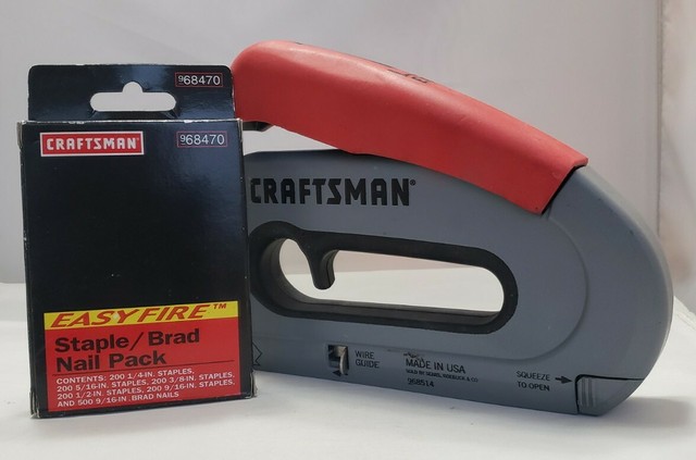 Craftsman 968514 Easy Fire Stapler Nail Gun for sale online | eBay