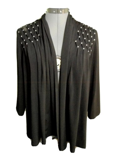 SANGRIA Cardigan Sweater women M Black 