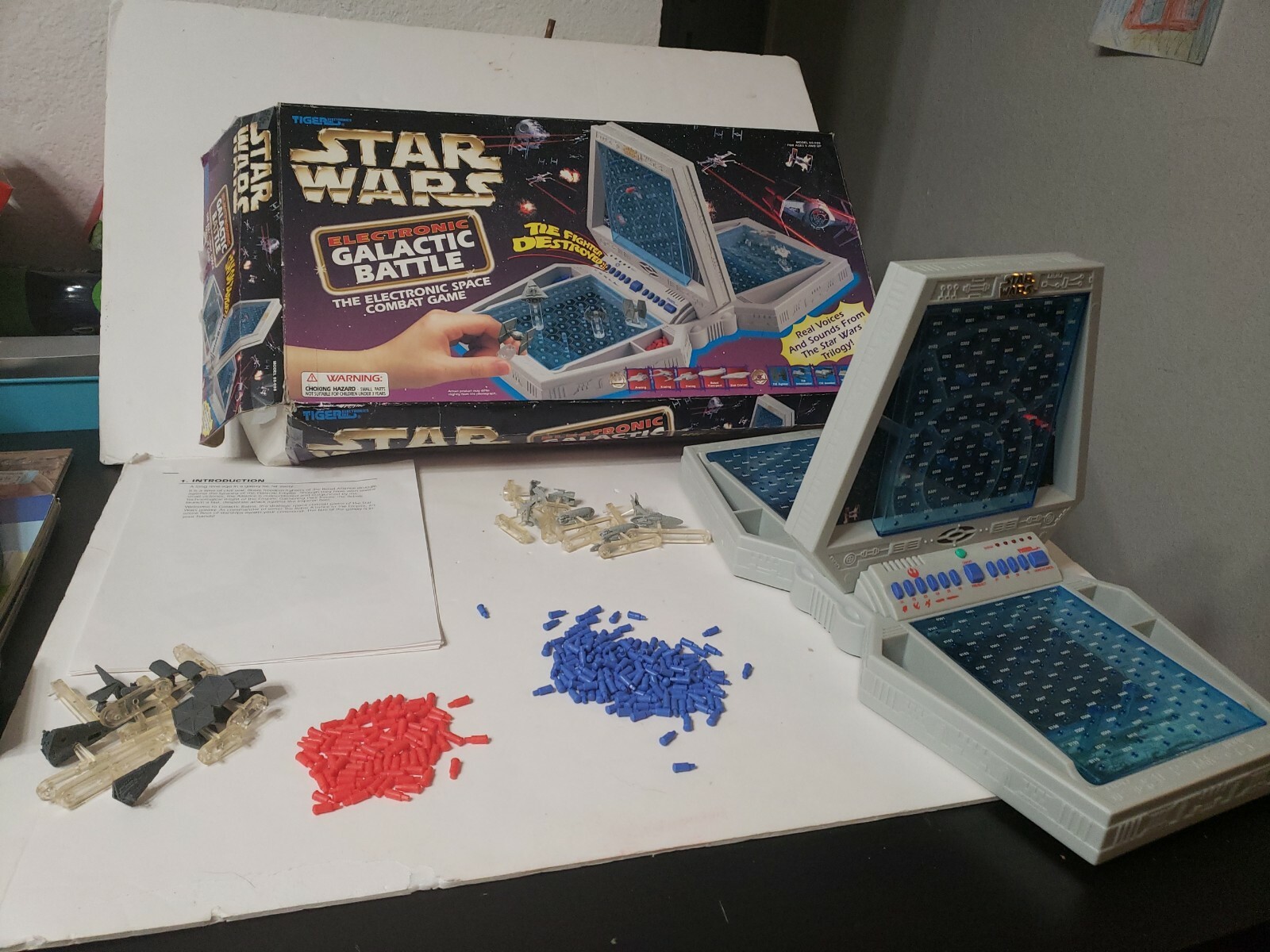 Star Wars 90's Tiger Electronic Galactic Battle Space Game Battleship  TESTED 50626880883 | eBay