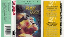Ray Charles Greatest Hits, Vol. 2 - audio cassette tape sh 